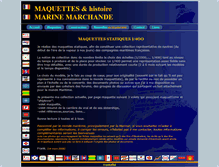Tablet Screenshot of maquettes-marmar.net
